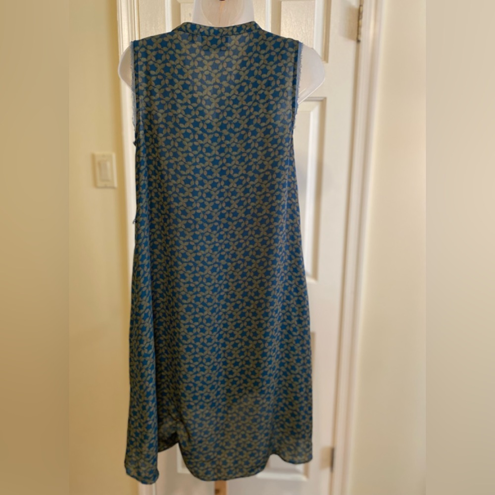 Simply Vera/Vera Wang - Lovely soft sleeveless v-neck loose dress, w/ruffles, XS - Picture 2 of 7